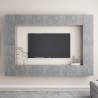 8 Piece TV Cabinet Set Concrete Grey Engineered Wood Colour concrete grey Quantity in Package 1 Width 100 cm 