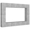 8 Piece Concrete Grey TV Cabinet Set - Stylish Storage Solution