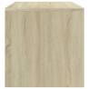 Stylish Bedside Cabinet in White & Sonoma Oak | HipoMarket