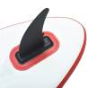 Center Fin for SUP Board - 18.3x21.2 cm Black Plastic