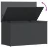 High Gloss Grey Storage Chest - Stylish & Versatile | HipoMarket