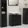  Bathroom Cabinet High Gloss Black 60x33x61 cm Engineered Wood Colour high gloss black Number of 1 Number of Pieces 