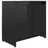 High Gloss Black Bathroom Cabinet - 60x33x61 cm | HipoMarket