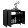 High Gloss Black Bathroom Cabinet - 60x33x61 cm | HipoMarket