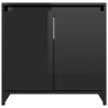 High Gloss Black Bathroom Cabinet - 60x33x61 cm | HipoMarket