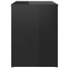 High Gloss Black Bed Cabinet - Stylish & Durable Design