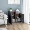 High Gloss Grey Sideboard - Stylish Storage Solution