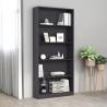  5-Tier Book Cabinet Grey 80x24x175 cm Engineered Wood Colour grey Size 80 x 24 x 175 cm Quantity in Package 1 