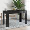  Dining Table High Gloss Black 120x60x76 cm Engineered Wood Colour high gloss black Quantity in Package 1 