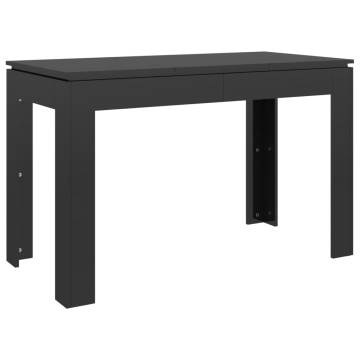 High Gloss Black Dining Table 120x60 cm | Hipomarket