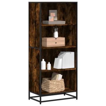 Bookcase Smoked Oak 60x35x139 cm - Stylish Storage Solution