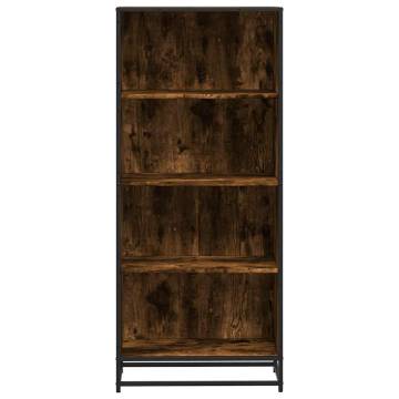 Bookcase Smoked Oak 60x35x139 cm - Stylish Storage Solution