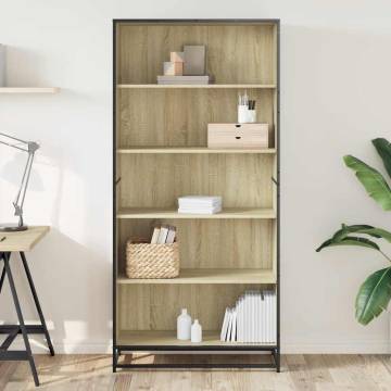 Bookcase Sonoma Oak - Modern Storage Solution | HipoMarket