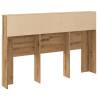 Artisan Oak Headboard Cabinet | Space-Saving Design