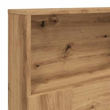 Artisan Oak Headboard Cabinet - Stylish Storage Solution