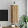 Stylish Artisan Oak TV Cabinet - 30.5x30x90 cm | Hipomarket