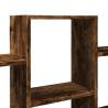 Wall Shelf Smoked Oak - Stylish Storage Solution 159x18x66 cm