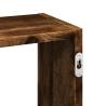 Wall Shelf Smoked Oak - Stylish Storage Solution 159x18x66 cm