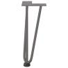 Hairpin Table Legs - 30 cm Solid Steel (4 pcs) | Hipo Market