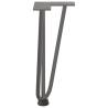 Hairpin Table Legs - 30 cm Solid Steel (4 pcs) | Hipo Market