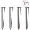  Hairpin Table Legs 4 pcs Natural Steel 72 cm Solid Steel Colour natural Size 72 cm Quantity in Package 1 Model 3 rods 