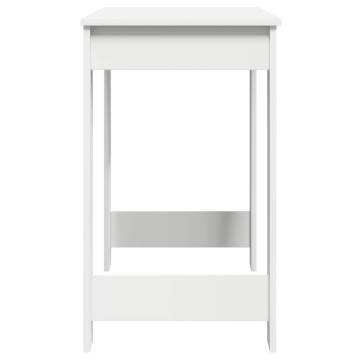 White Desk 100x45x75 cm - Durable Engineered Wood | HipoMarket