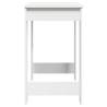 White Desk 100x45x75 cm - Durable Engineered Wood | HipoMarket