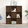 Bookcase Brown Oak 89x24x101.5 cm | Stylish Storage Solution