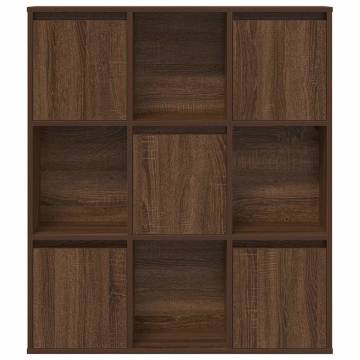 Bookcase Brown Oak 89x24x101.5 cm | Stylish Storage Solution