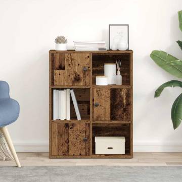 Bookcase Old Wood 60x24x76.5 cm - Stylish Storage Solution