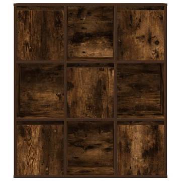 Stylish Smoked Oak Bookcase - 89x24x101.5 cm | Hipomarket