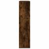 Stylish Smoked Oak Bookcase - 89x24x101.5 cm | Hipomarket