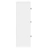 Stylish White Bookcase 60x24x76.5 cm | Durable Engineered Wood