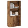  Bookcase Old Wood 60x24x120 cm Engineered Wood Colour old wood Quantity in Package 1 Height 120 cm 