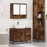 2 Piece Smoked Oak Bathroom Furniture Set | Stylish & Durable