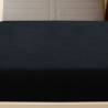 Jersey Fitted Sheets 2 pcs Black 140x200 cm - 100% Cotton