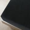 Jersey Fitted Sheets 2 pcs Black 140x200 cm - 100% Cotton