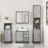 3 Piece Grey Sonoma Bathroom Furniture Set - Stylish & Durable