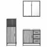 3 Piece Grey Sonoma Bathroom Furniture Set - Stylish & Durable