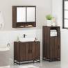 3 Piece Brown Oak Bathroom Furniture Set | Stylish & Durable