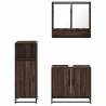 3 Piece Brown Oak Bathroom Furniture Set | Stylish & Durable