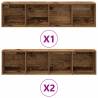 Book Cabinets 3 pcs Old Wood | Stylish Storage Solutions