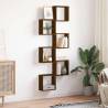 Wall Cube Shelves 6 pcs Brown Oak - Stylish Storage Solution