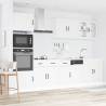 7 Piece Kitchen Cabinet Set - Kalmar White Engineered Wood