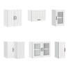 11 Piece Kitchen Cabinet Set Lucca - Elegant White Design