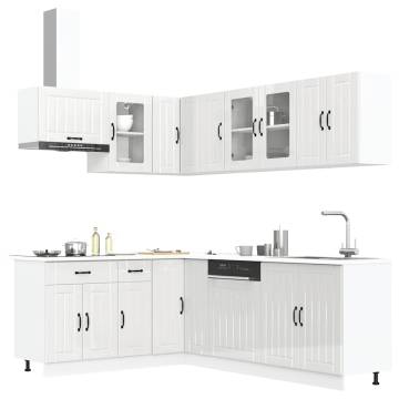 11 Piece Kitchen Cabinet Set Lucca - Gloss White | HipoMarket