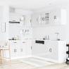 11 Piece Kitchen Cabinet Set Lucca - Gloss White | HipoMarket