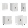 11 Piece Kitchen Cabinet Set Lucca - Gloss White | HipoMarket