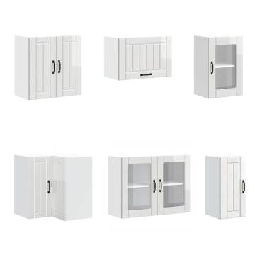 11 Piece Kitchen Cabinet Set Lucca - Gloss White | HipoMarket