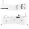  11 Piece Kitchen Cabinet Set Lucca White Engineered Wood Colour white Quantity in Package 1 Number of 